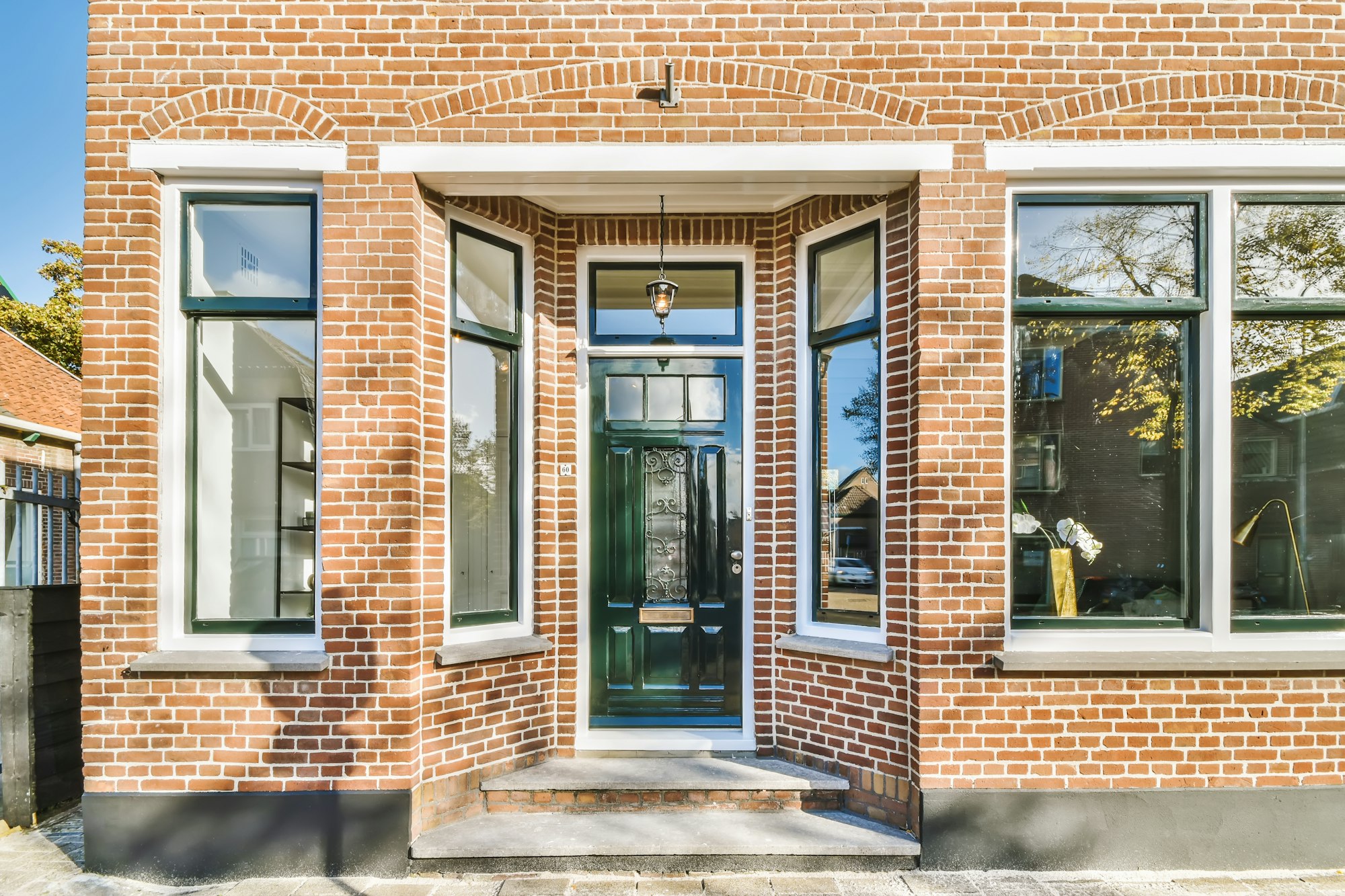 Welcoming entrance of a supported living house